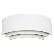 Απλίκα Τοίχου Διπλής Κατεύθυνσης με ντουί E14 Polycarbonate Λευκή